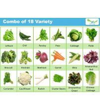 Iris Combo Kitchen Garden Pack (18 Vegetable Varieties) 